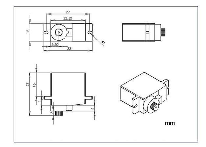 Dagu 8g Micro Servo Robot Gear Australia